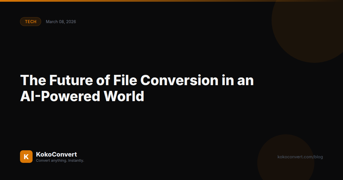 Cloud vs Local File Conversion Performance